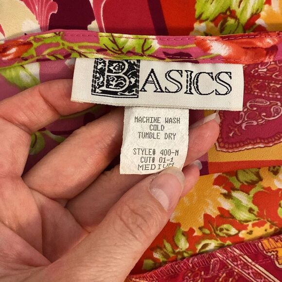 Vintage 90's Floral Patchwork Bohemian Midi Sundress Size Medium - Picture 9 of 13